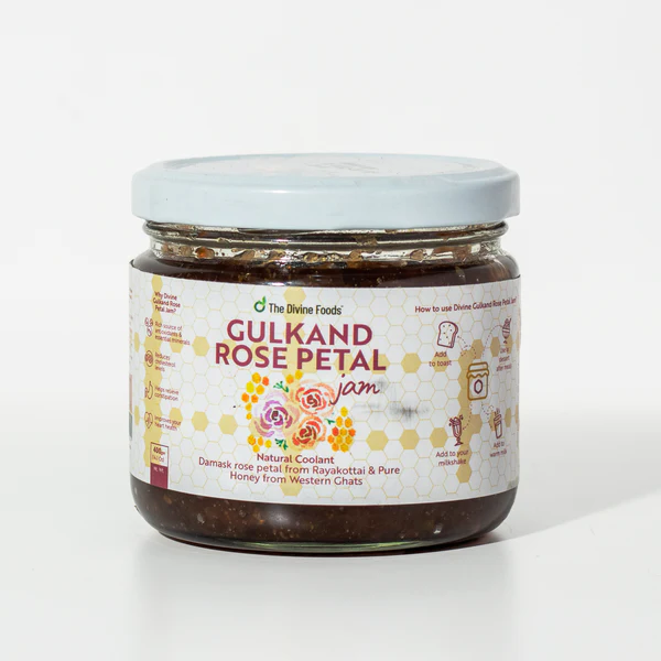 Organic Gulkand Rose Petal Jam 400g
